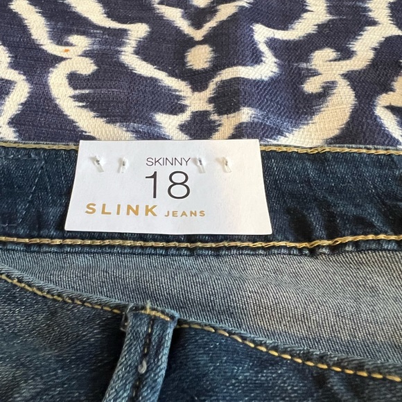 SLINK Skinny Jeans size 18. NWT. G-0135 - Picture 8 of 9